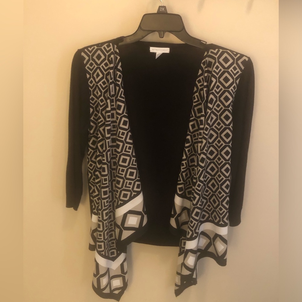 New York & company geometric patterned sweater